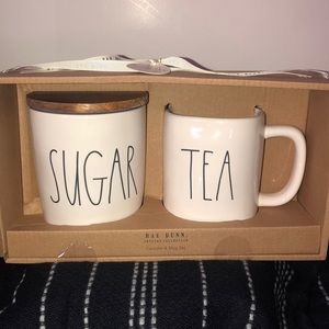 Rae Dunn SUGAR & TEA SET